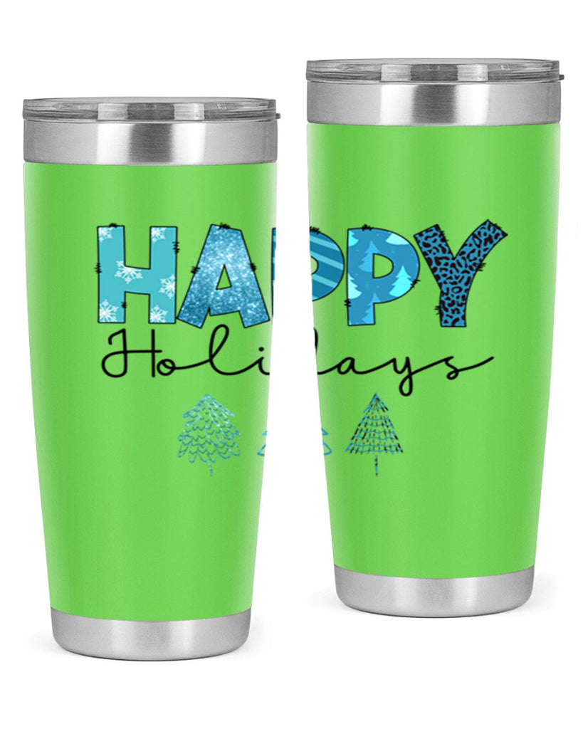 Happy Holidays 140#- winter- Tumbler