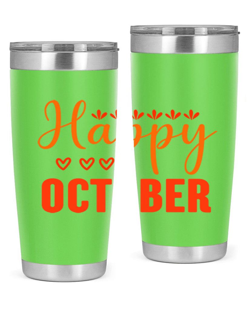Happy October Design 237#- fall- Tumbler