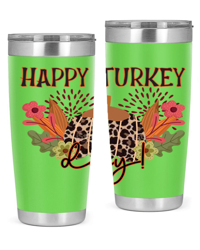 Happy turkey day 253#- fall- Tumbler