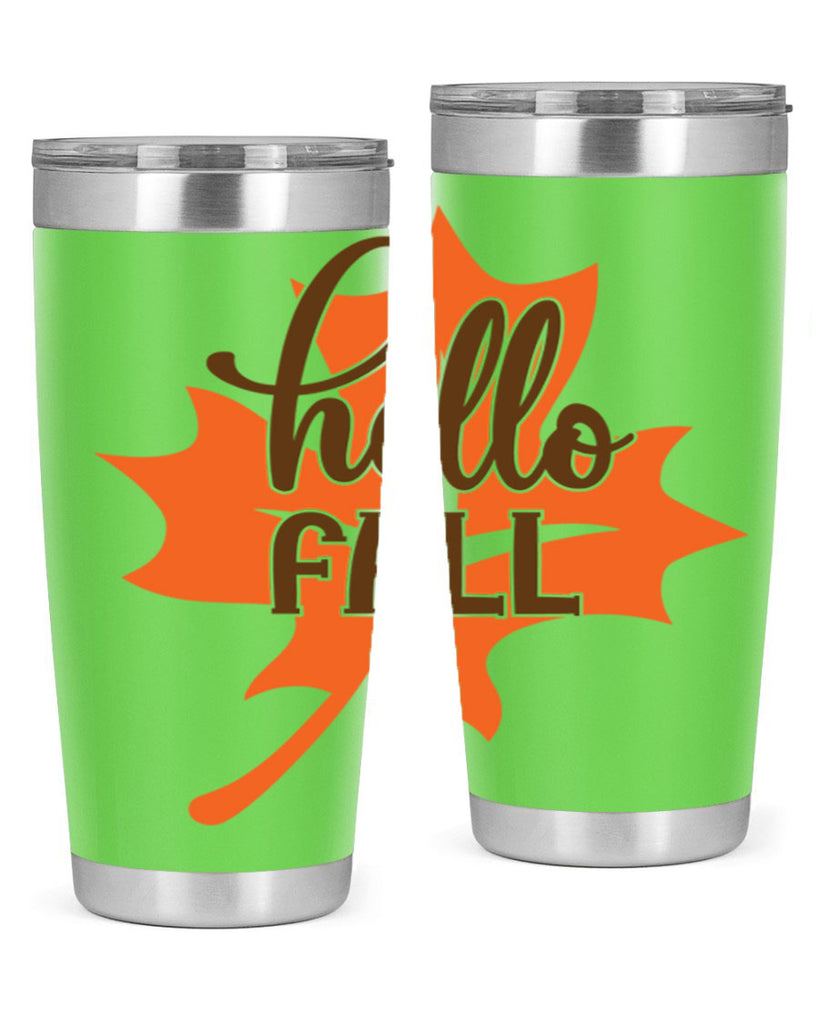Hello Fall 273#- fall- Tumbler