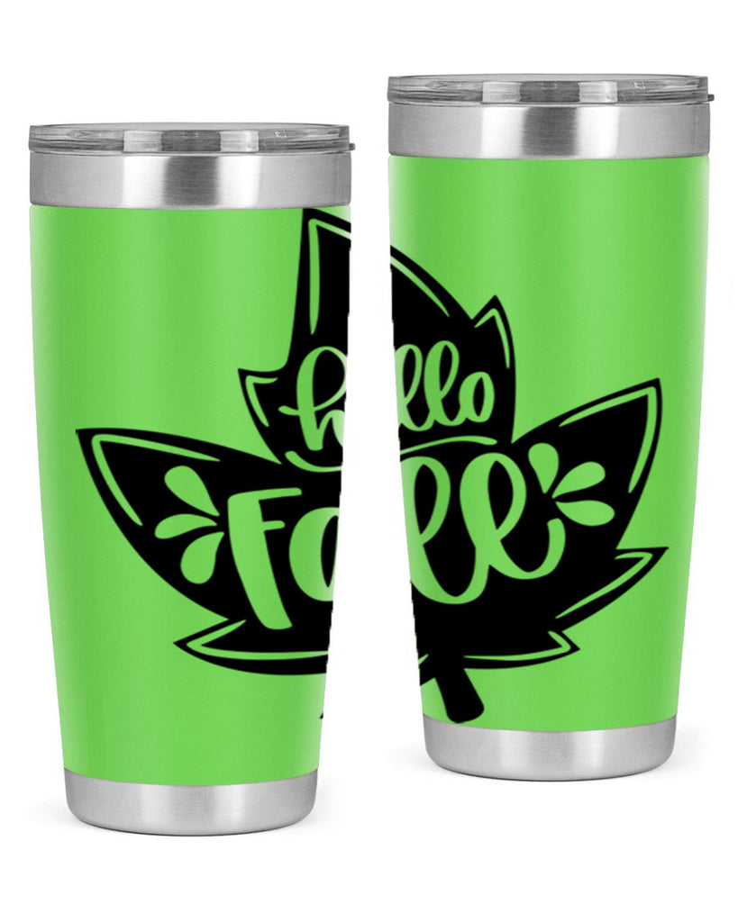 Hello Fall 494#- fall- Tumbler