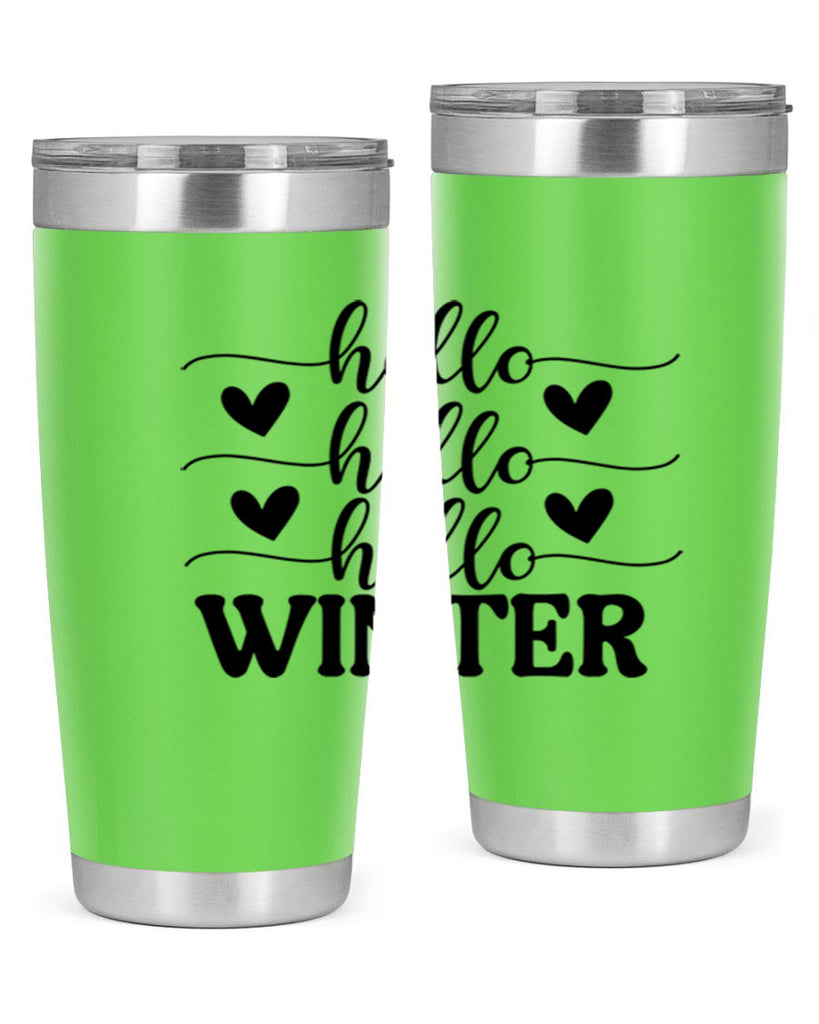 Hello Winter 167#- winter- Tumbler