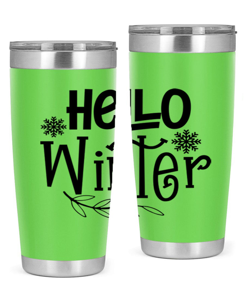 Hello Winter 168#- winter- Tumbler