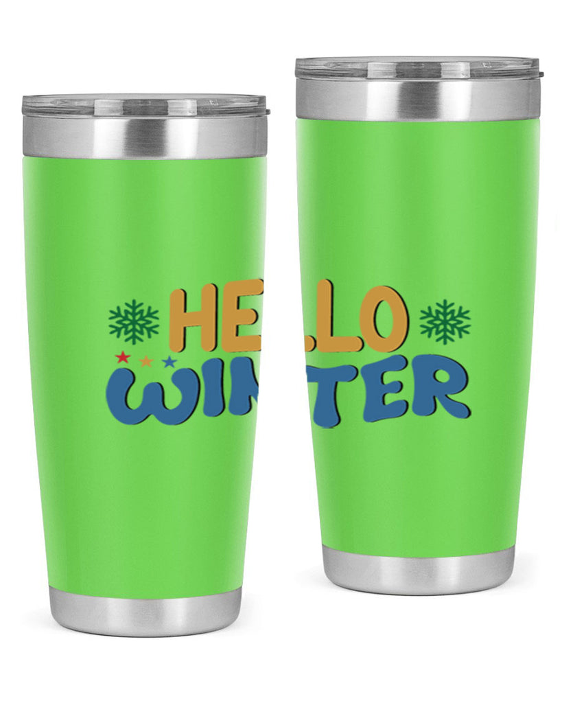 Hello Winter 181#- winter- Tumbler