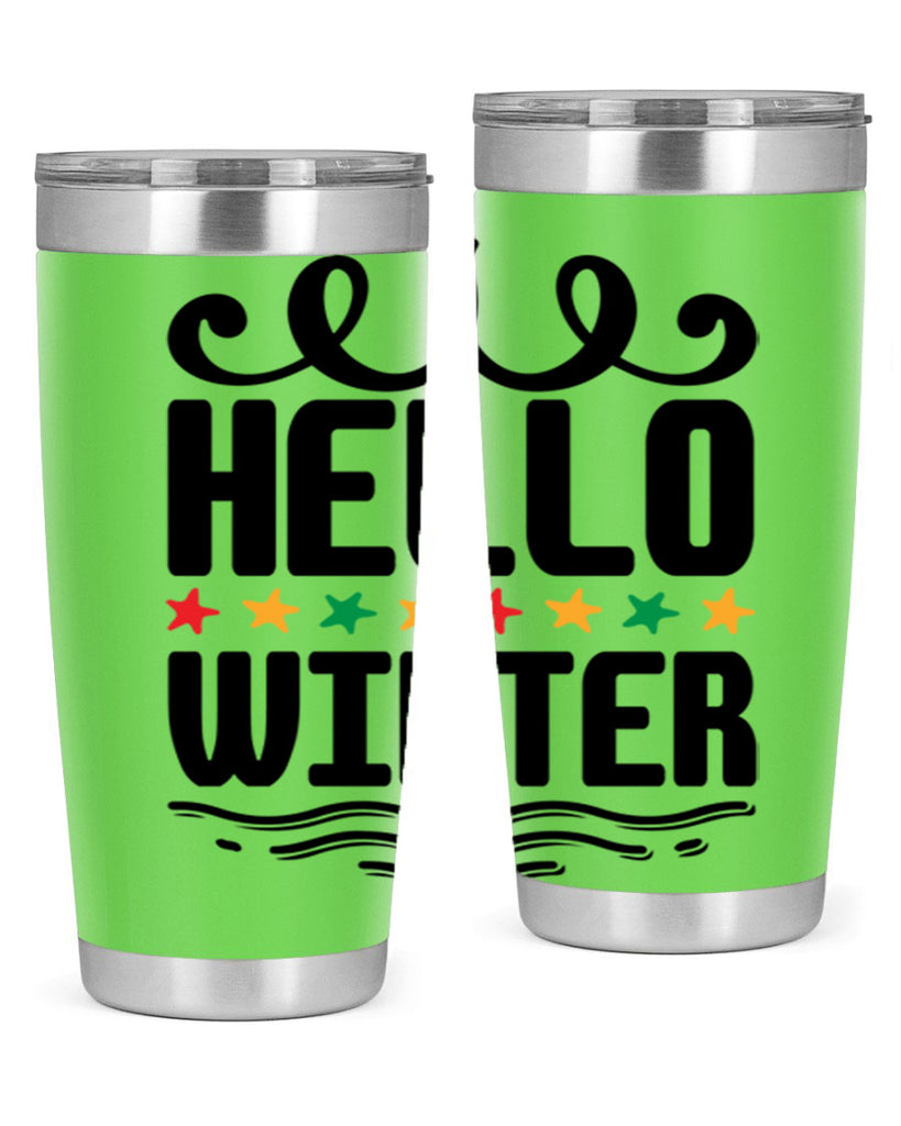 Hello Winter 185#- winter- Tumbler