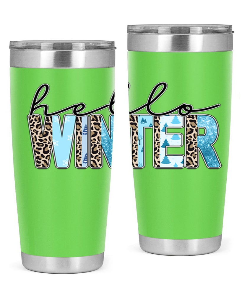 Hello Winter 189#- winter- Tumbler
