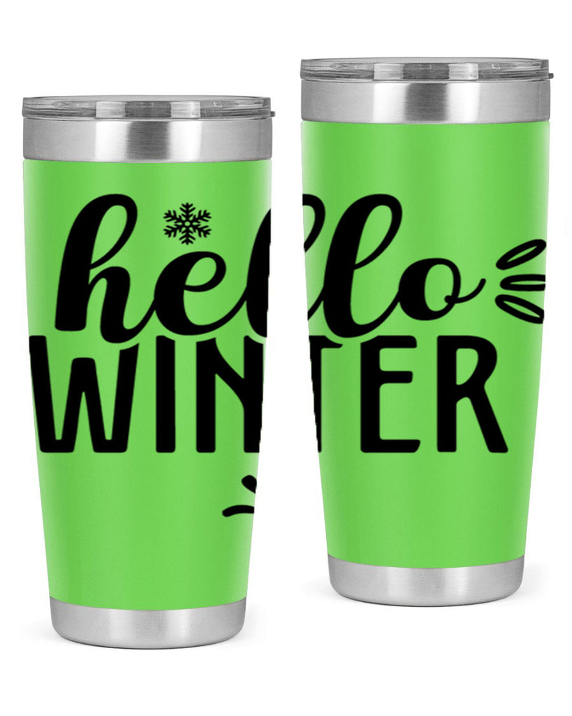 Hello Winter171#- winter- Tumbler