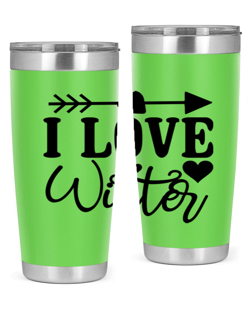 I Love Winter 227#- winter- Tumbler