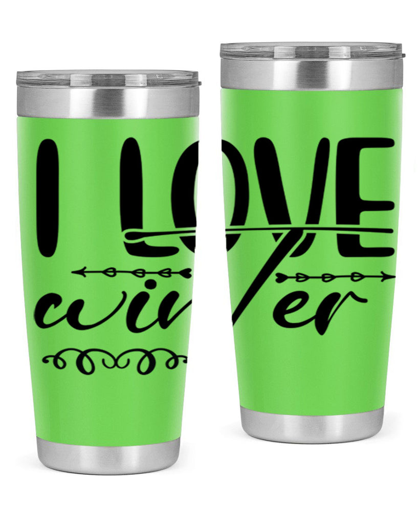 I love winter 243#- winter- Tumbler