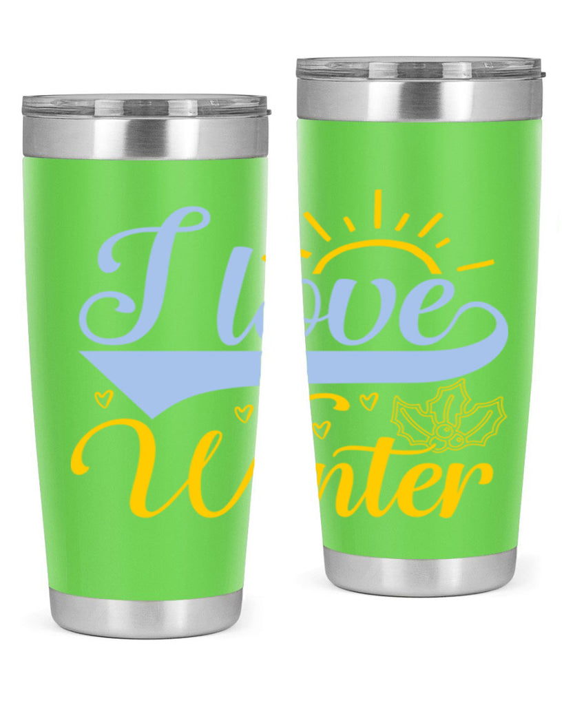 I love winter228#- winter- Tumbler