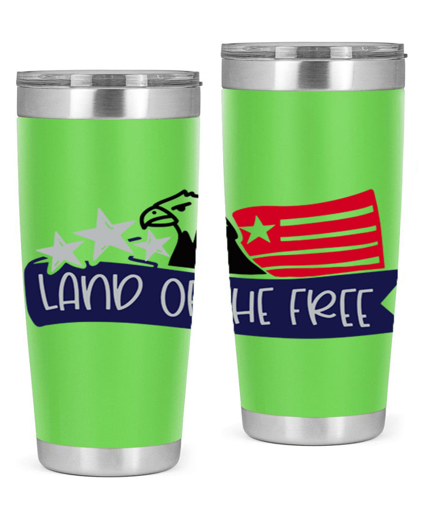 Land Of The Free Style 157#- Fourt Of July- Tumbler