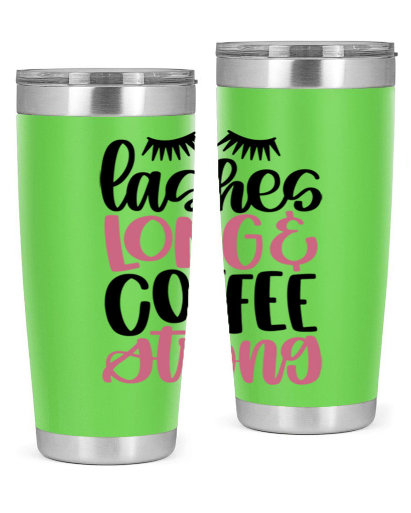 Lashes Long Coffee Strong Style 67#- make up- Tumbler