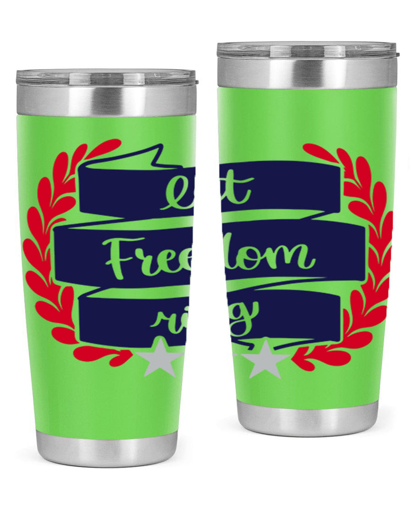 Let Freedom Ring Style 159#- Fourt Of July- Tumbler