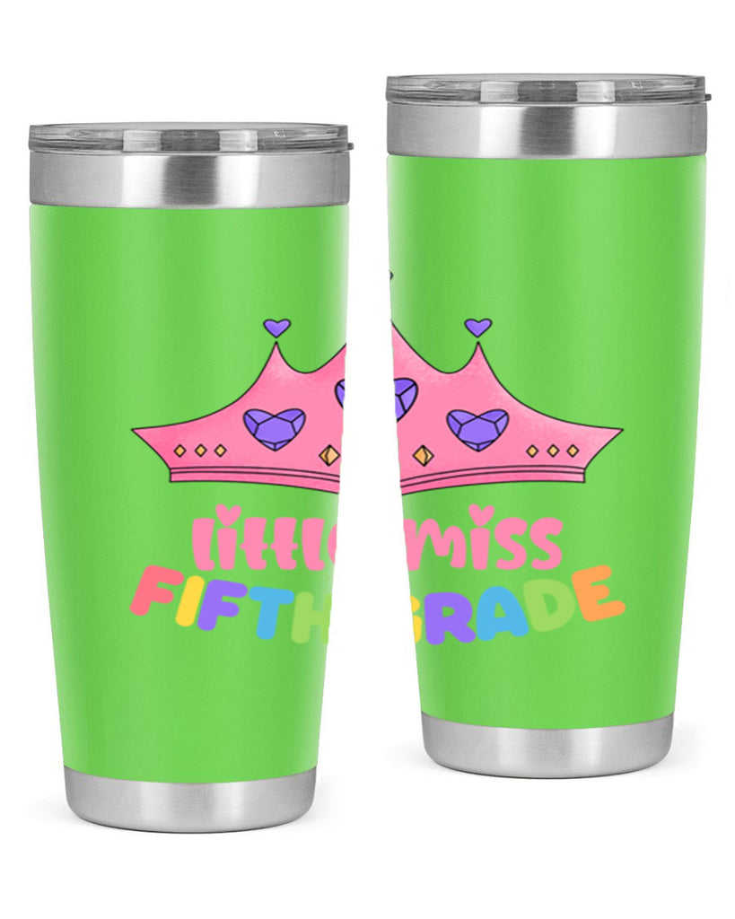 Little Miss 5th Grade 18#- 5th grade- Tumbler
