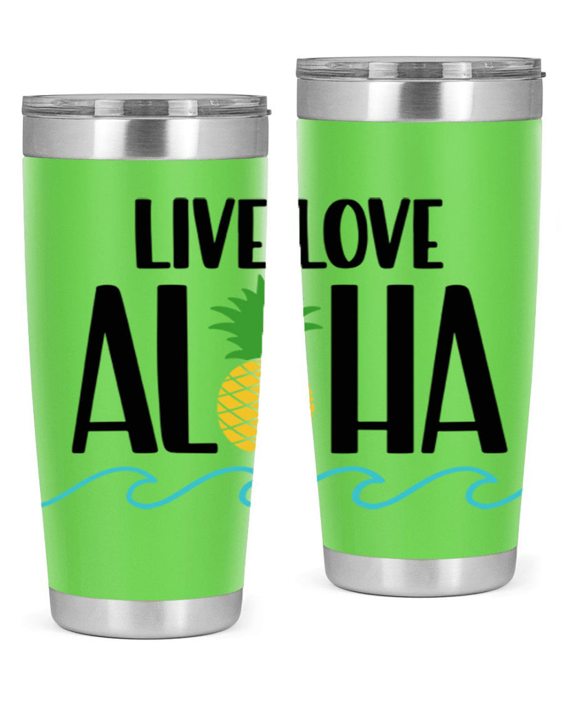 Live Love Aloha Style 30#- summer- Tumbler