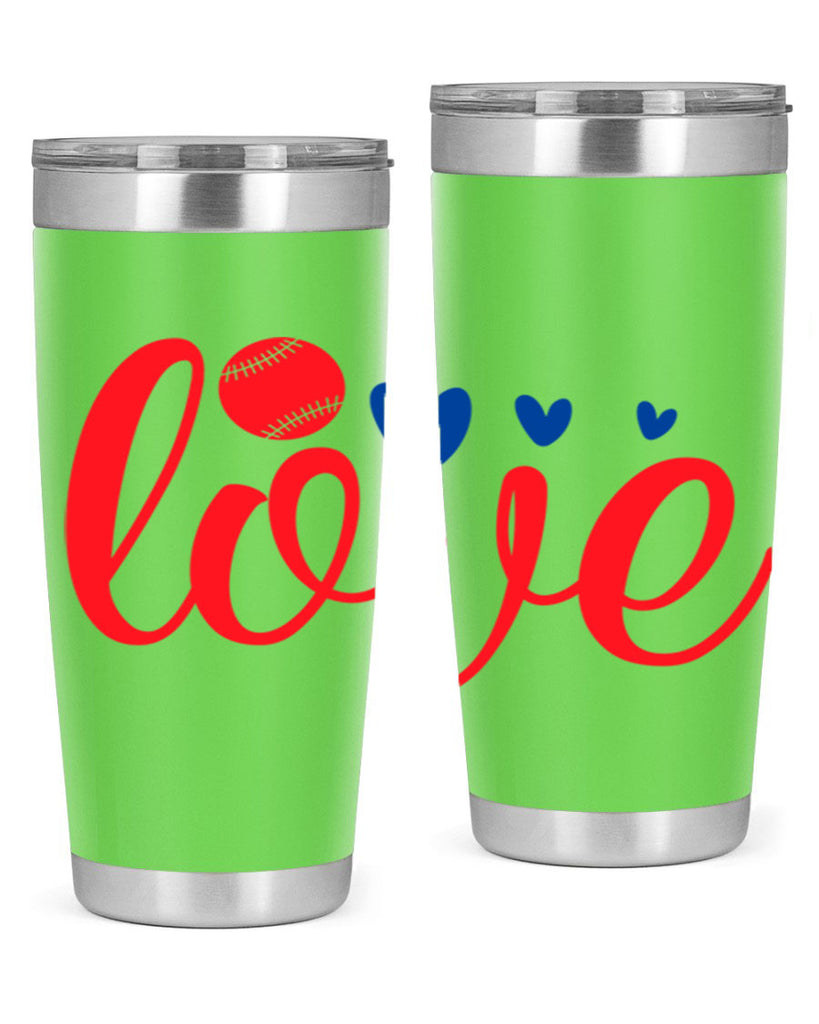 Love 2052#- baseball- Tumbler