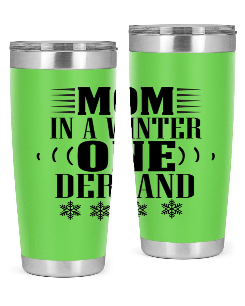 MOM IN A WINTER ONE DERLAND 322#- winter- Tumbler