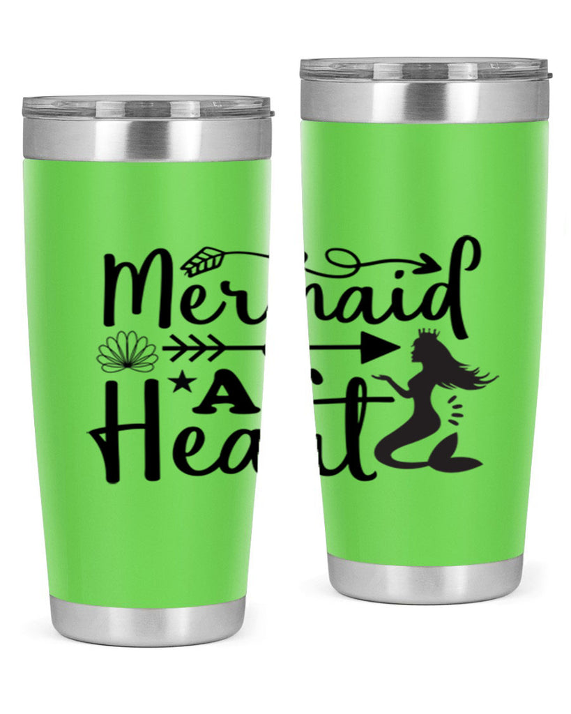 Mermaid at Heart design 397#- mermaid- Tumbler