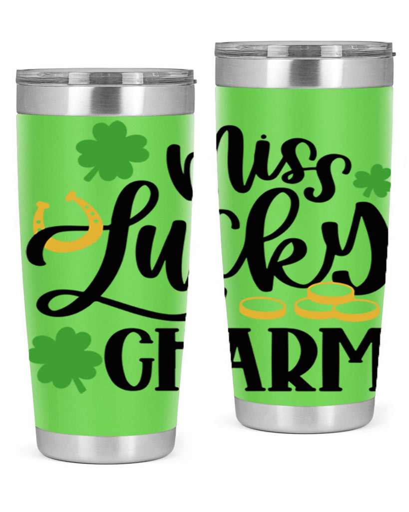 Miss Lucky Charm Style 47#- St Patricks Day- Tumbler