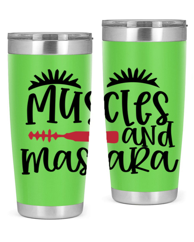 Muscles and mascara design Style 221#- make up- Tumbler
