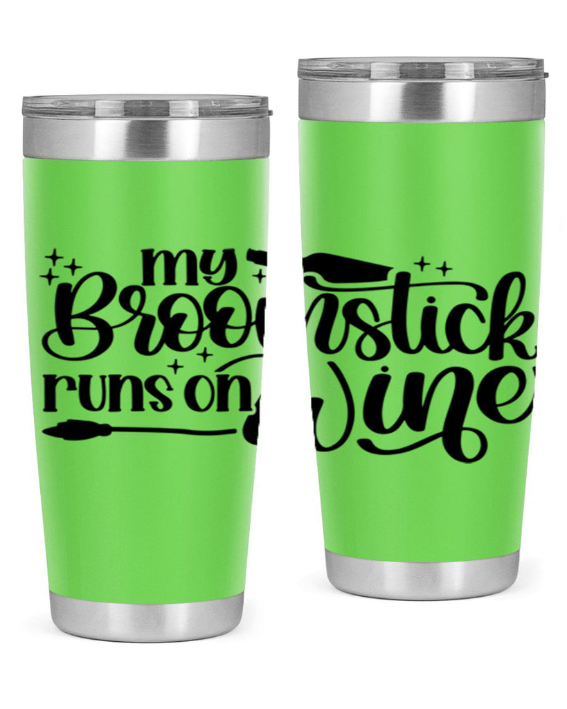 My Broomstick Runs On Wine Style 34#- make up- Tumbler