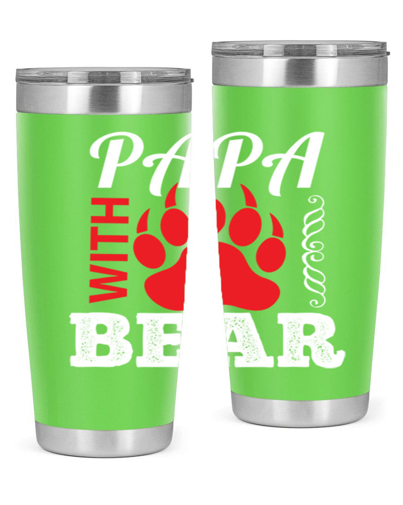 PAPA WITH 110#- grandpa - papa- Tumbler