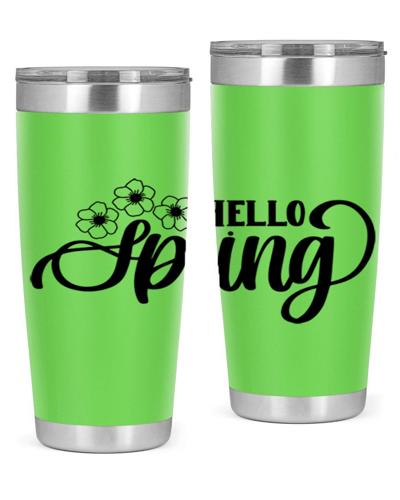 PNG_Hello Spring393#- spring- Tumbler