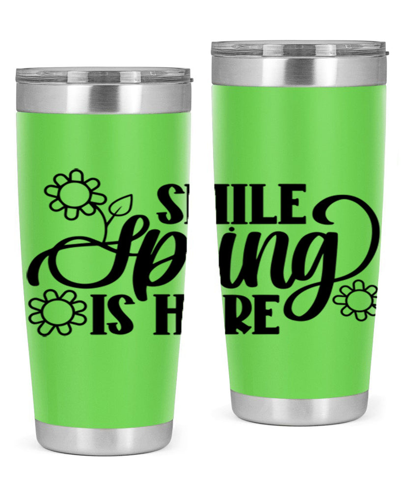 PNG_Smile Spring Is Here395#- spring- Tumbler