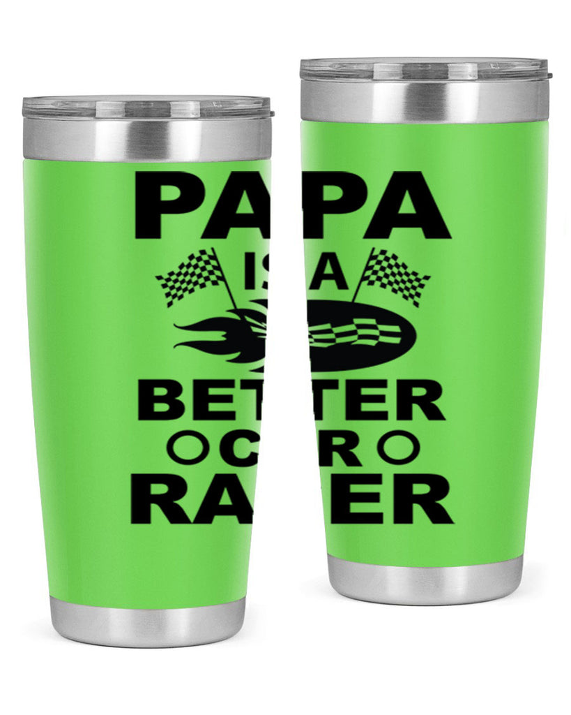 Papa Is a Better cara 115#- grandpa - papa- Tumbler