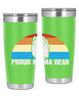 Proud mama bear 26#- Bears- Tumbler