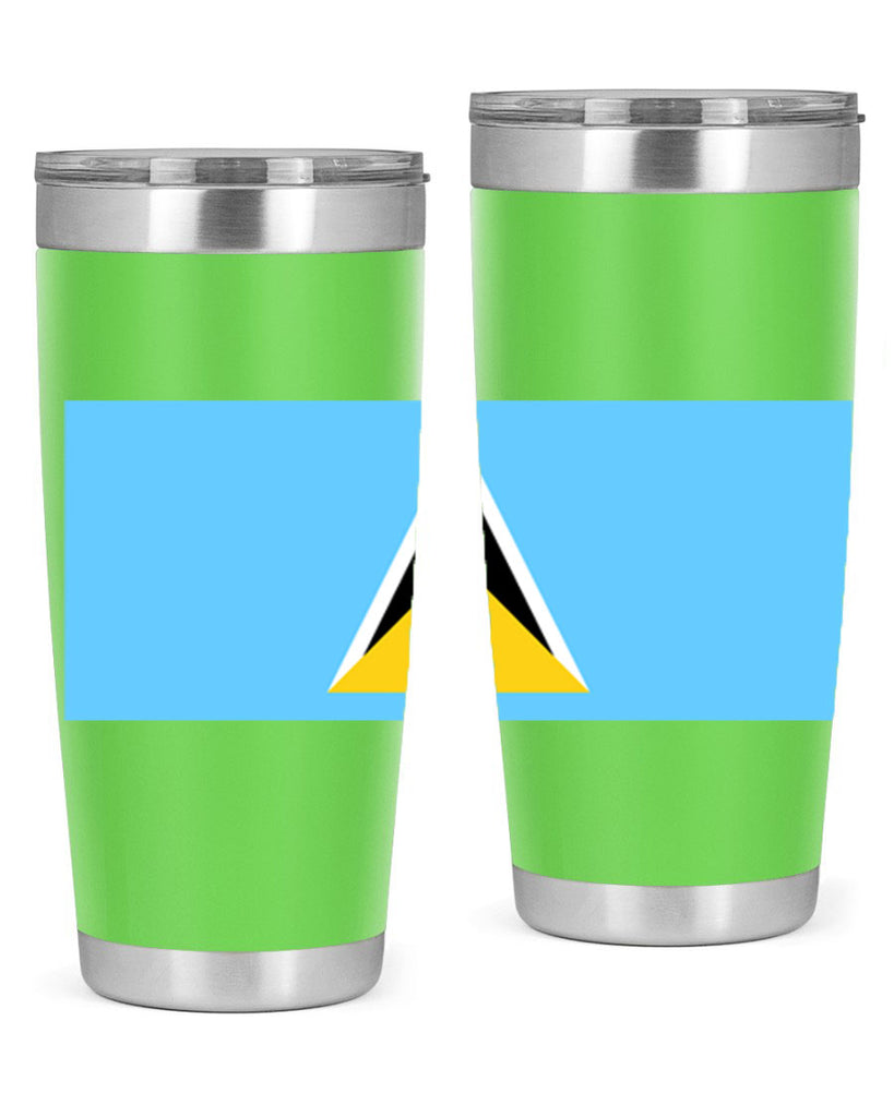 Saint Lucia 51#- world flags- Tumbler