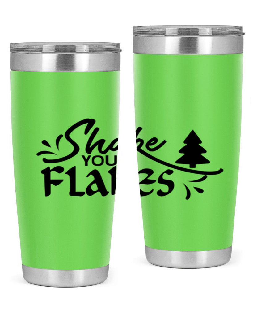 Shake Your Flakes 354#- winter- Tumbler