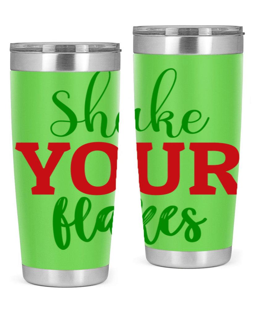 Shake Your Flakes 355#- winter- Tumbler