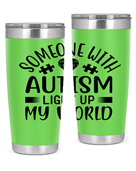Some one with Style 50#- autism- Tumbler