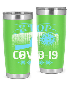 Stop covid Style 22#- corona virus- Tumbler