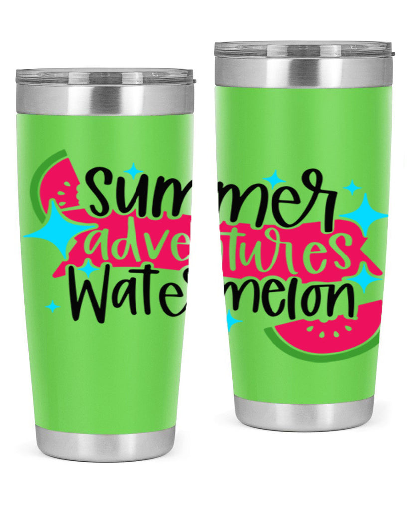 Summer Adventures Watermelon Style 23#- summer- Tumbler