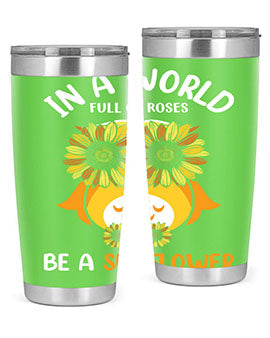 Sunflower Owl In A World A TurtleRabbit 18#- owl- Tumblers
