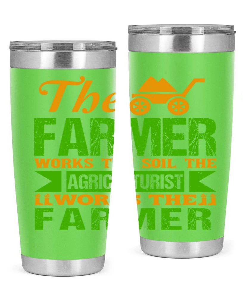 The farmers work the soil 33#- farming and gardening- Tumbler