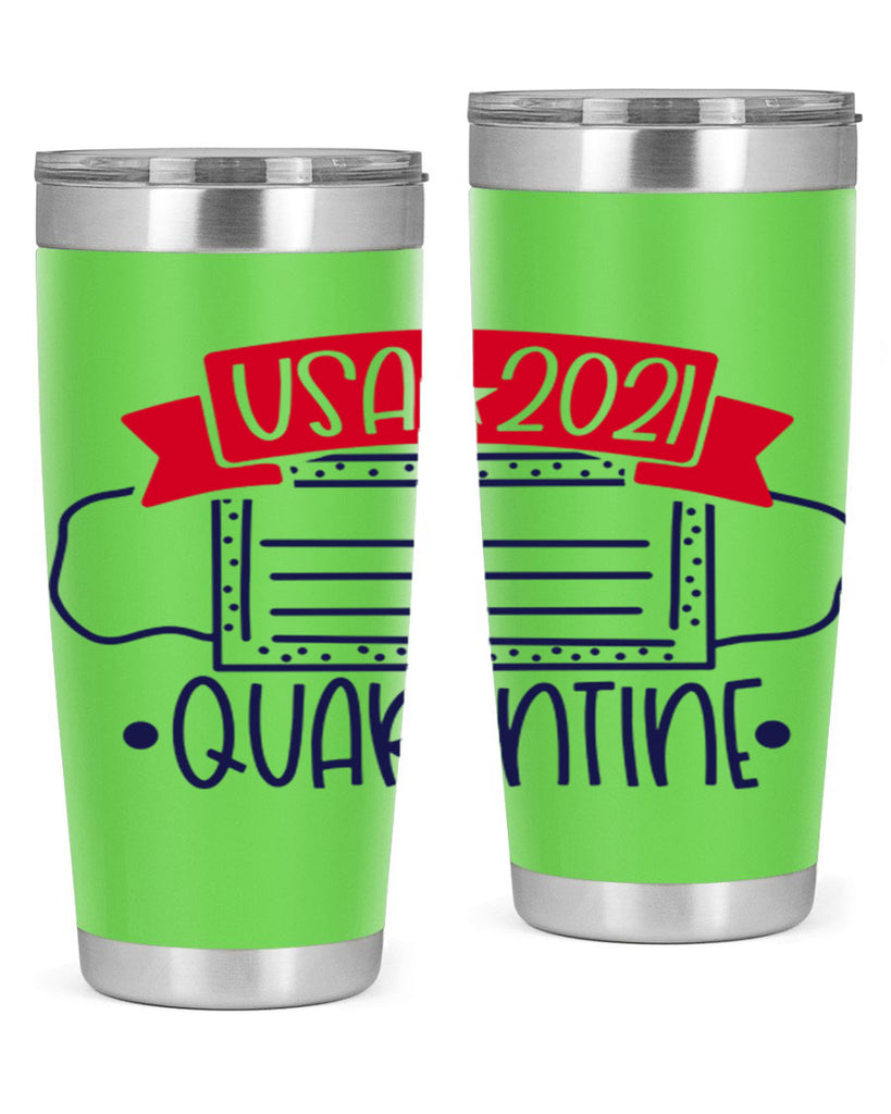 USA Quarentine Style 183#- Fourt Of July- Tumbler