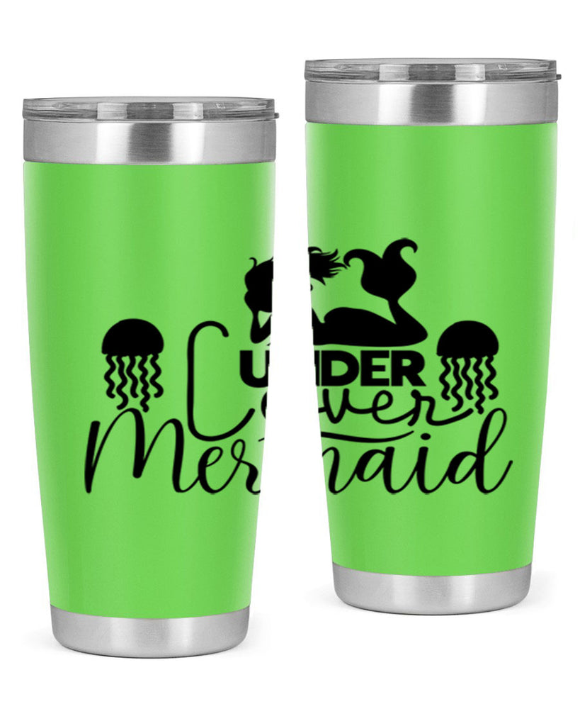 Under Cover Mermaid 642#- mermaid- Tumbler