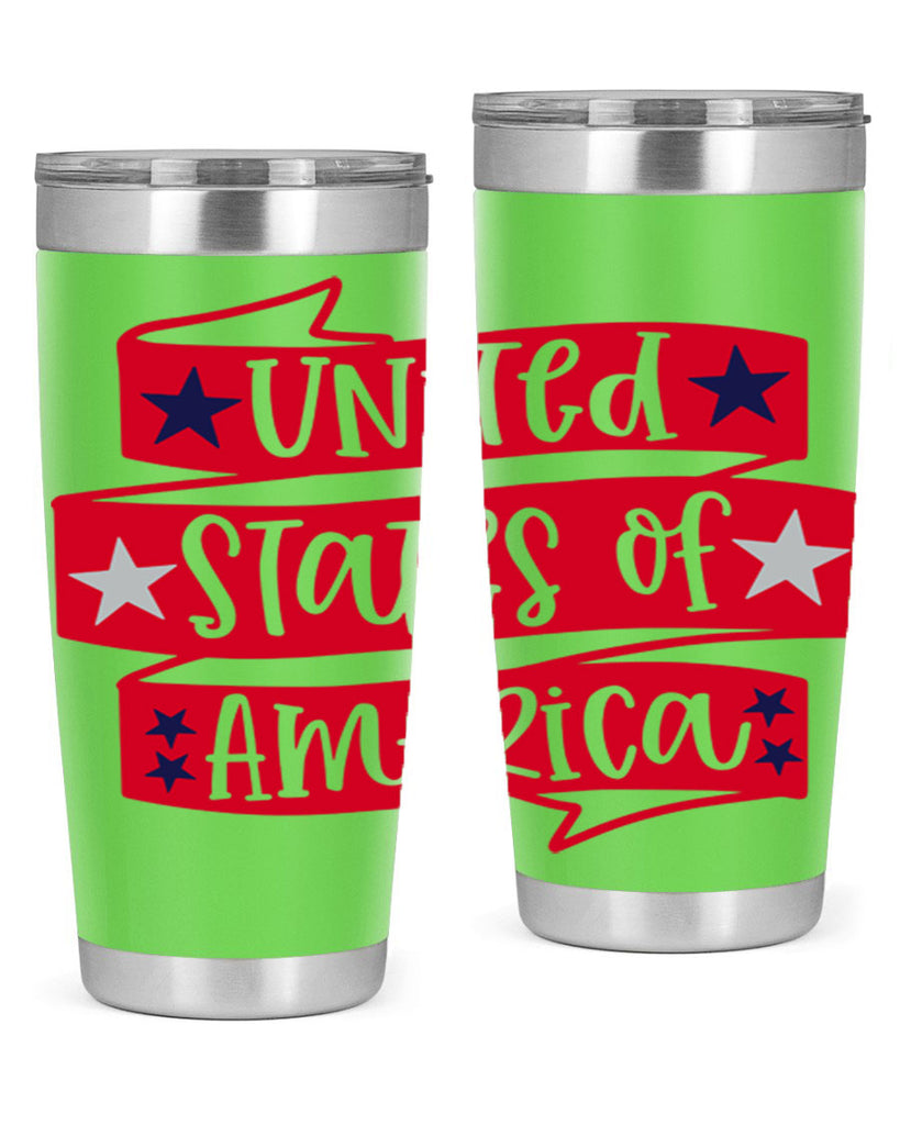 United States Of America Style 177#- Fourt Of July- Tumbler