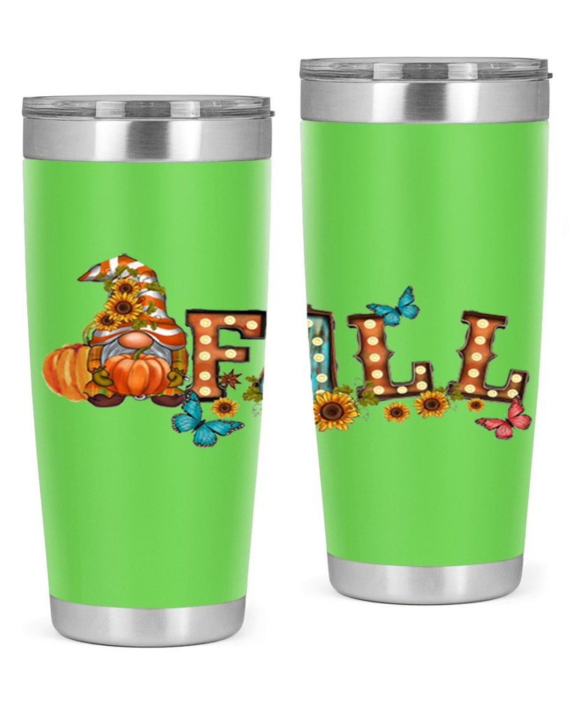 VintageFallGnome 626#- fall- Tumbler