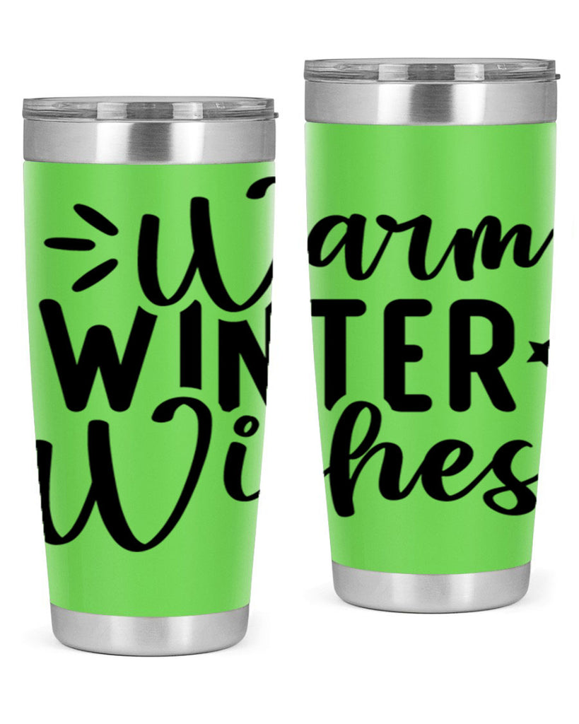 Warm Winter Wishes459#- winter- Tumbler