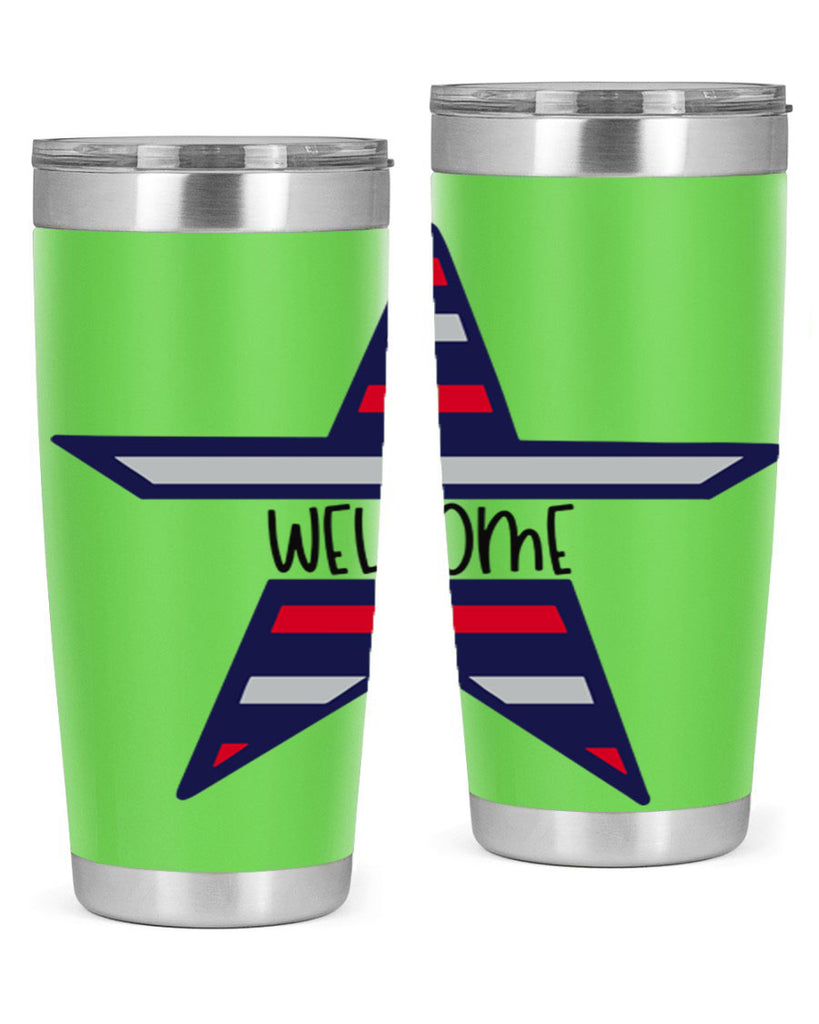 Welcome Style 186#- Fourt Of July- Tumbler