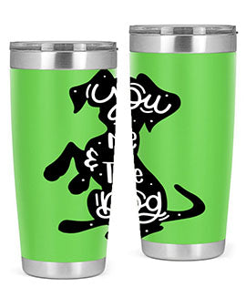 You Me The Dogs Style 4#- dog- Tumbler