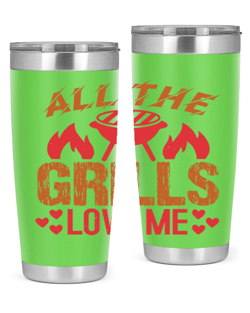 all the grills love me 50#- bbq- Tumbler