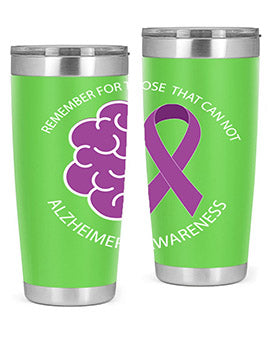 alzheimers awareness style 40#- alzheimers- Tumbler