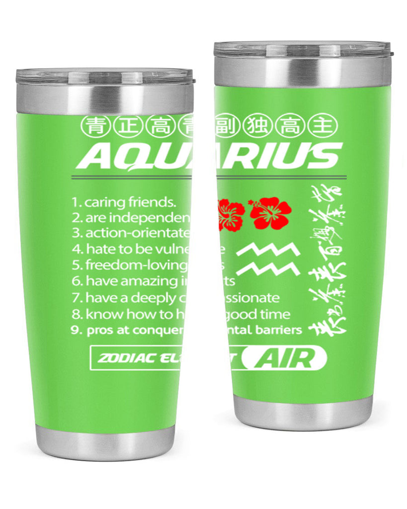 aquarius 85#- zodiac- Tumbler
