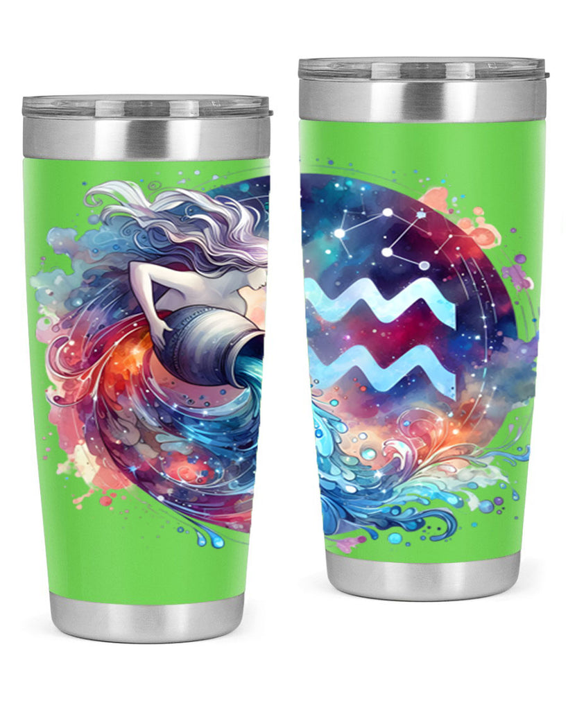 aquarius 90#- zodiac- Tumbler