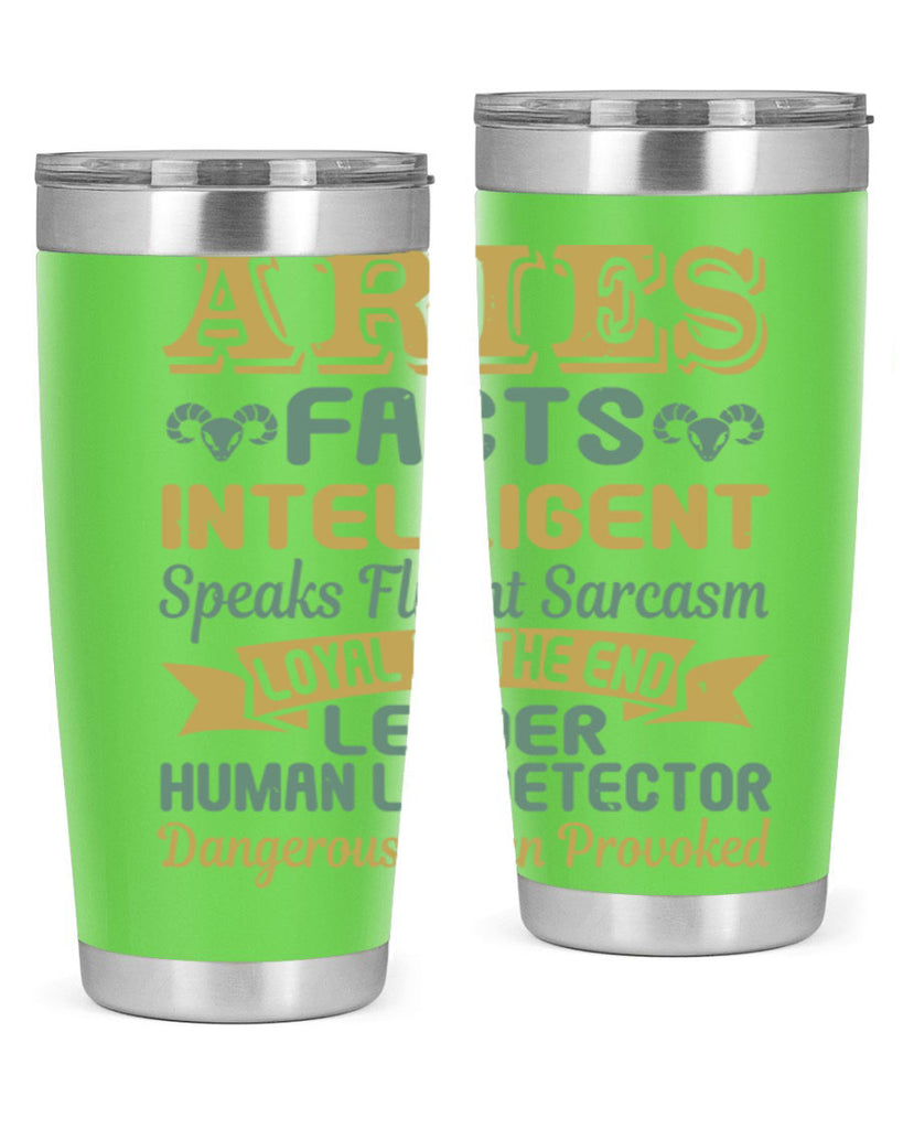 aries 123#- zodiac- Tumbler